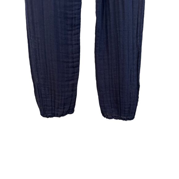 Sundays Pascale Cotton Navy Blue Jogger Pockets Size 0 - Picture 4 of 7